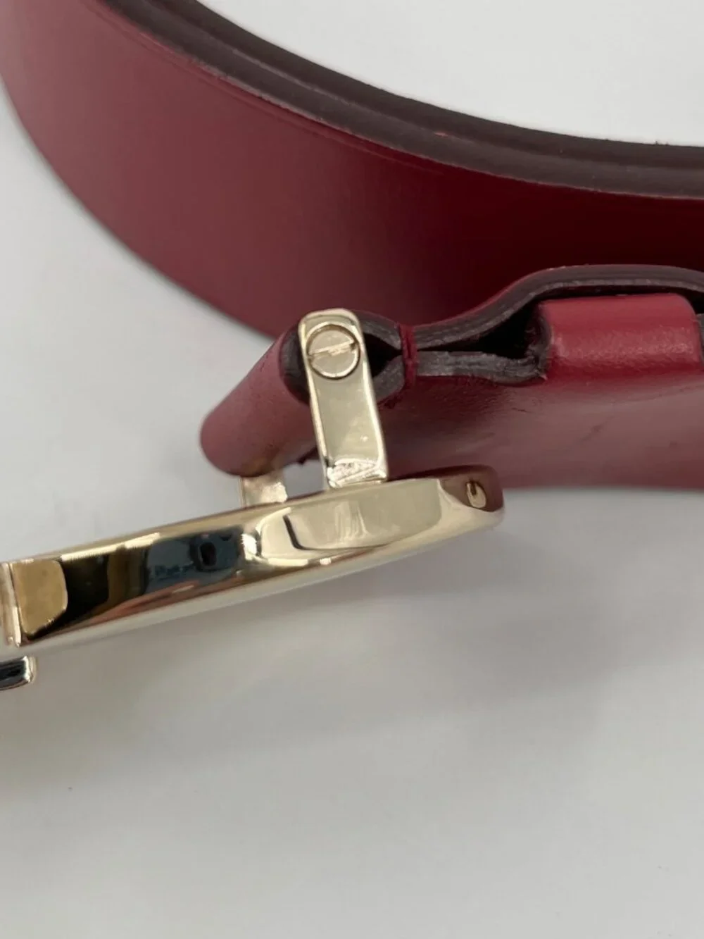 Salvatore Ferragamo Gancini Leather Belt - Pre Owned